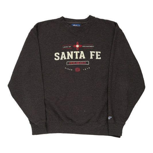 Vintage grey Santa Fe New Mexico Blue 84 Sweatshirt - mens large
