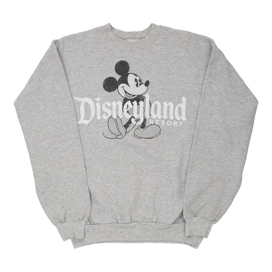 Vintage grey Disneyland Hanes Sweatshirt - womens medium