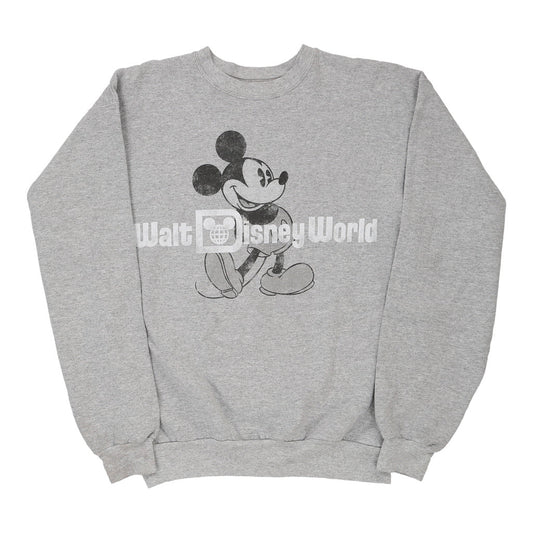 Vintage grey Walt Disney World Hanes Sweatshirt - womens medium