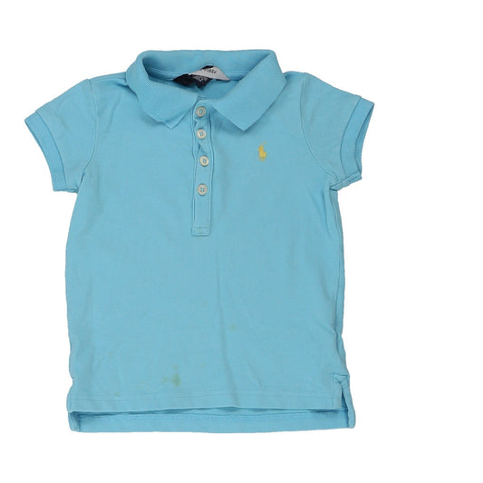 Vintage blue Age 4 Ralph Lauren Polo Shirt - boys x-small