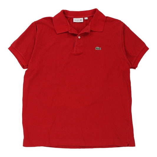 Vintage red Lacoste Polo Shirt - mens x-large