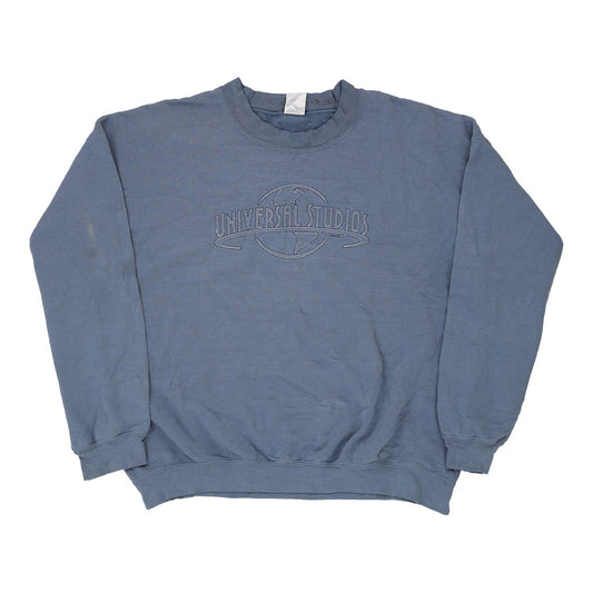 Vintage blue Universal Studios Sweatshirt - mens x-large