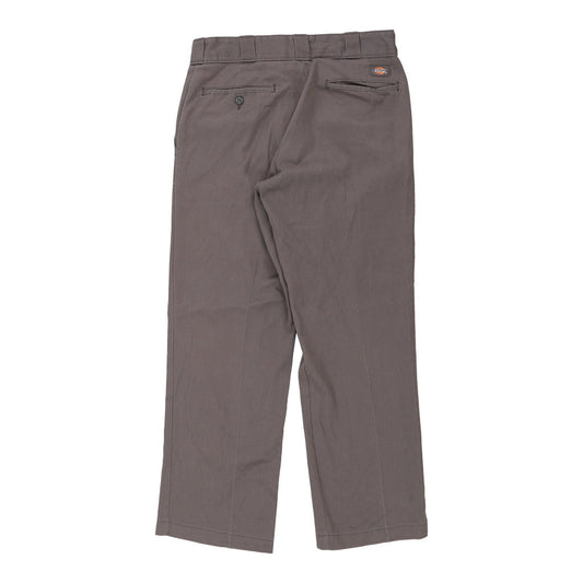 Vintage grey 874 Flex Dickies Trousers - mens 32" waist