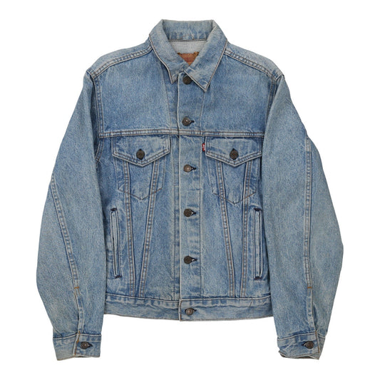 Vintage Levis Denim Jacket - Medium Blue Cotton