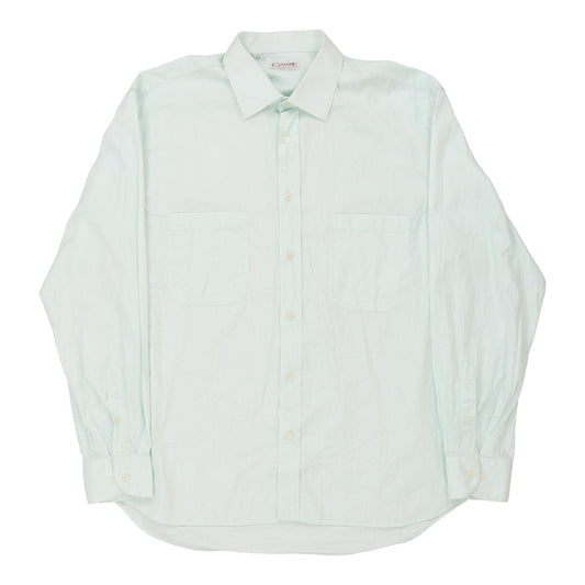 Vintage Calerie Shirt - Large Blue Cotton