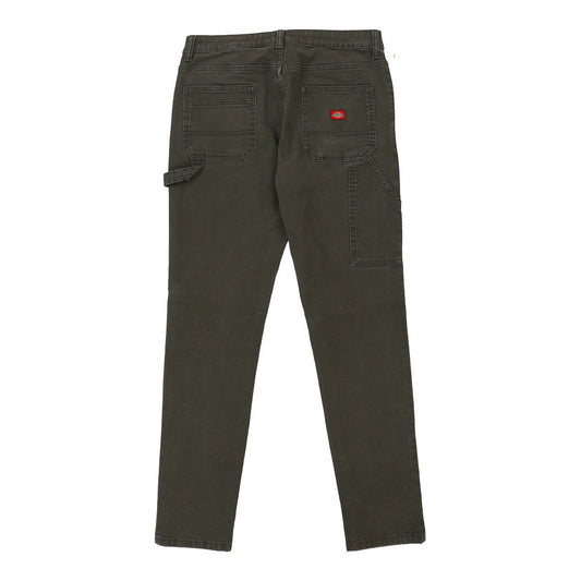 Vintage Dickies Carpenter Trousers - 32W UK 10 Khaki Cotton