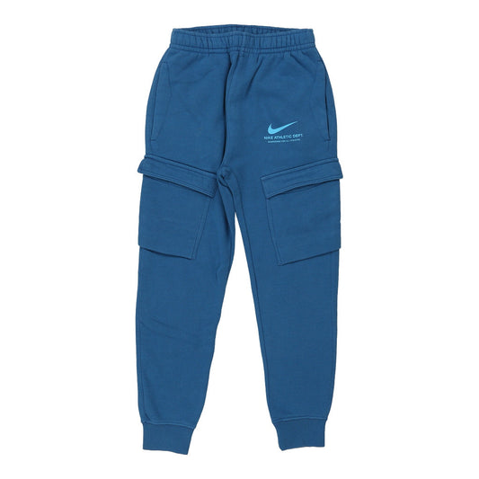 Vintage Nike Cargo Joggers - XS Blue Cotton Blend