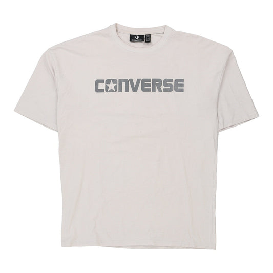 Vintage Converse Graphic T-Shirt - 2XL White Cotton