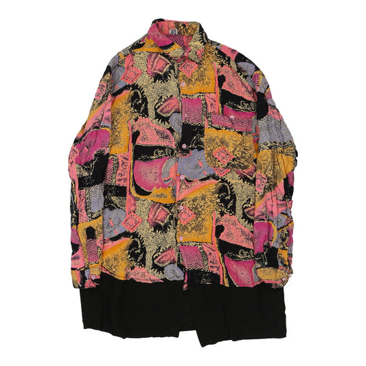 Vintage pink Unbranded Shirt Dress - womens medium