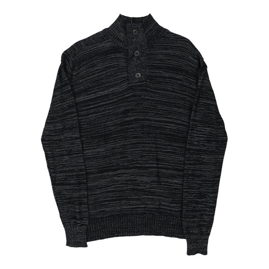 Vintage black Tom Tompson Jumper - mens x-large