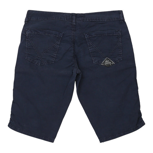 Vintage Roy Rogers Shorts - 35W 14L Navy Cotton