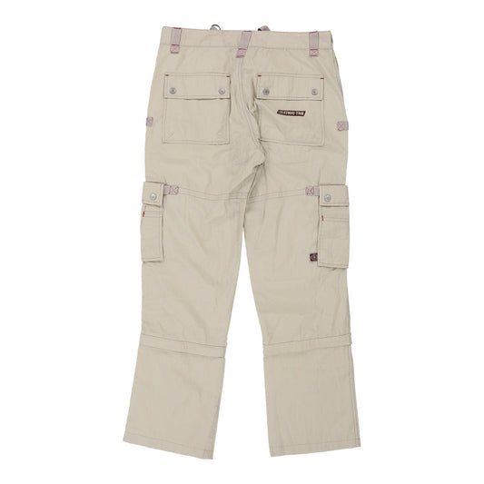 Vintage Terranova Cargo Trousers - 32W 31L Beige Cotton