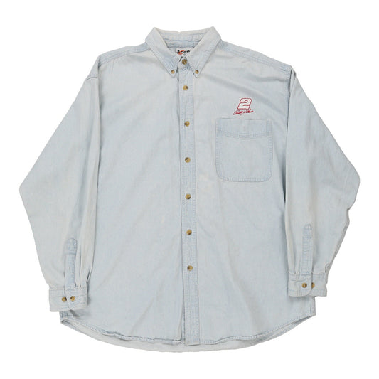 Vintage blue Chase Authentics Denim Shirt - mens x-large