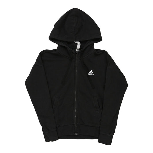 Vintage black Adidas Hoodie - womens x-small