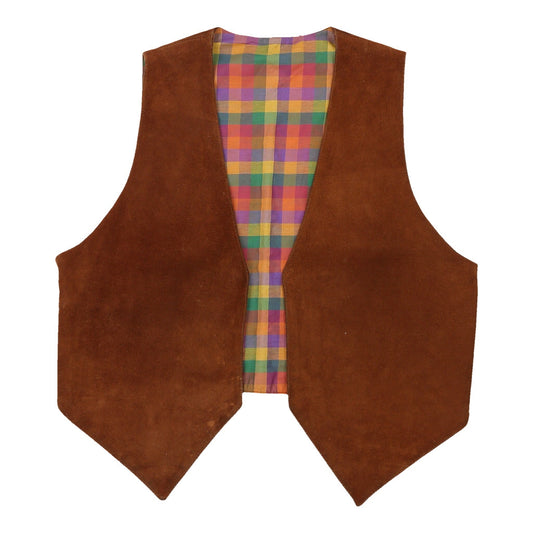 Vintage brown Unbranded Waistcoat - mens small