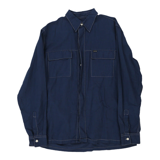 Vintage navy Gas Shirt - mens large