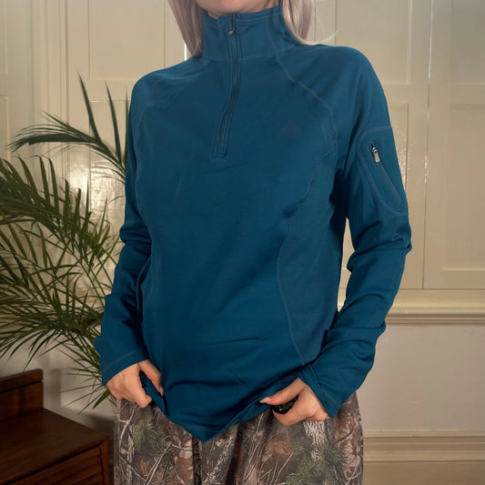 Vintage blue Nike Acg 1/4 Zip - womens large