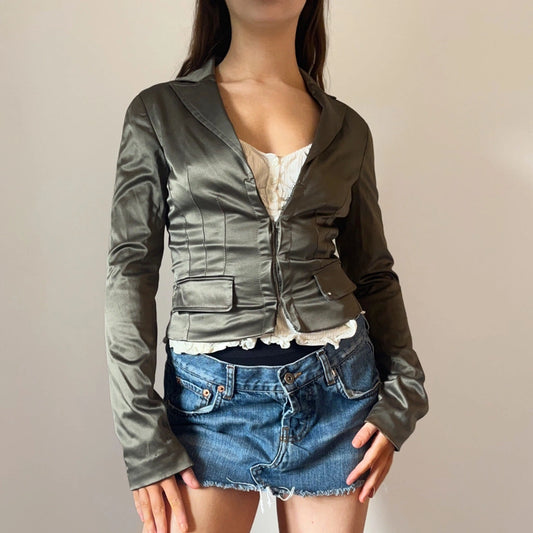 Vintage green Motivi Blazer - womens small