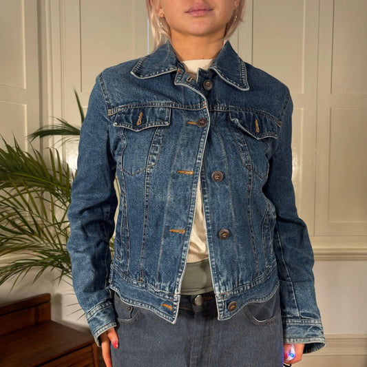Vintage blue Onyx Denim Jacket - womens small