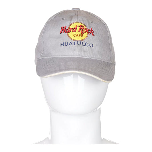 Vintage grey Huatulco Hard Rock Cafe Cap - mens no size