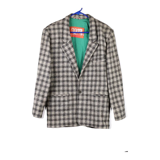 Vintage black & white Unbranded Blazer - mens small