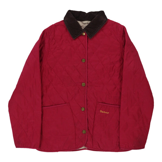 Vintage red Age 8-9 Barbour Jacket - girls medium