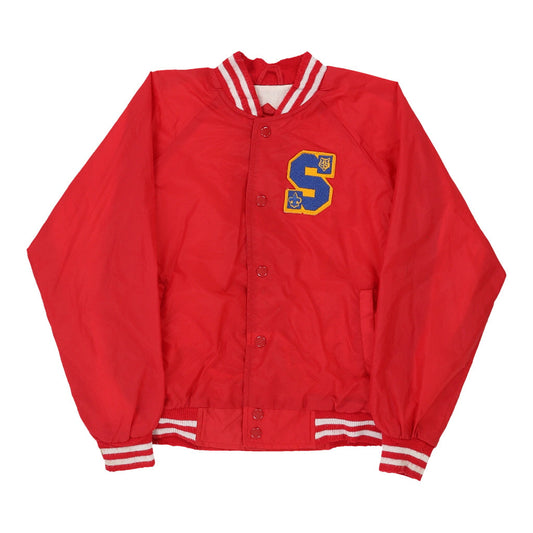 Vintage red Age 10-12 Horizon Varsity Jacket - boys medium