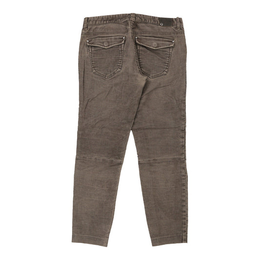 Vintage brown Armani Cord Trousers - womens 30" waist