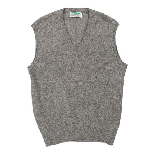 Vintage grey Benetton Sweater Vest - mens medium