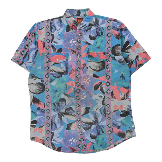 Vintage blue Rock Canyon Short Sleeve Shirt - mens large