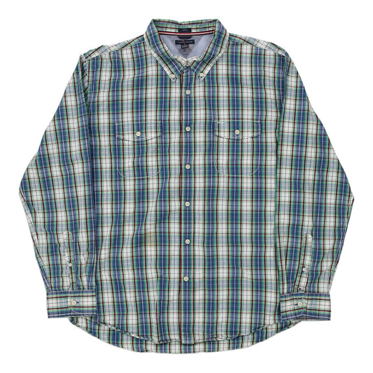 Vintage blue Tommy Hilfiger Shirt - mens x-large