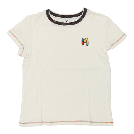 Vintage Missoni T-Shirt - Large White Cotton