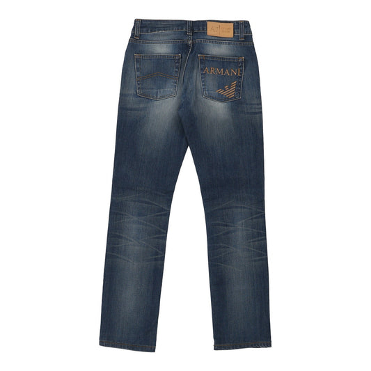 Vintage Armani Jeans Jeans - 28W UK 8 Blue Cotton