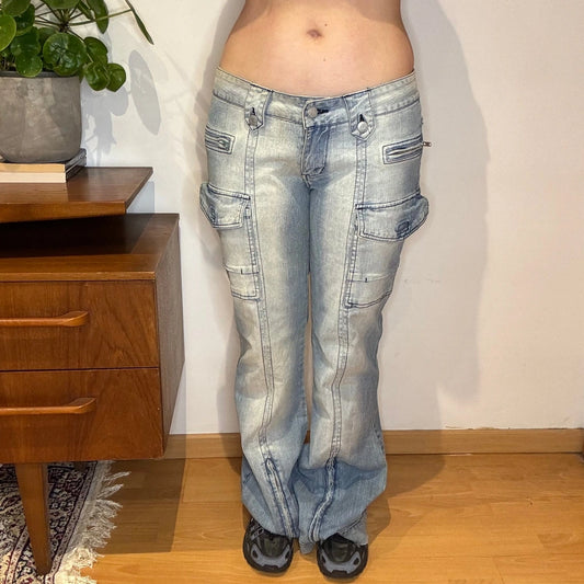 Vintage light wash Unbranded Jeans - womens 32" waist