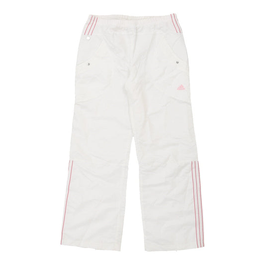 Vintage white Age 14 Adidas Tracksuit - girls large