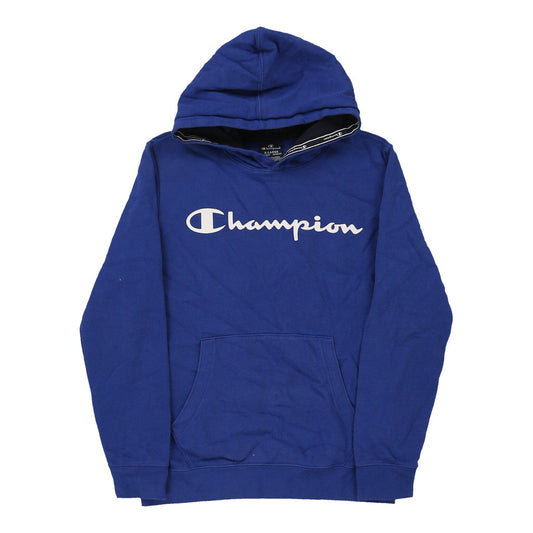 Vintage blue Age 13-14 Champion Hoodie - boys x-large