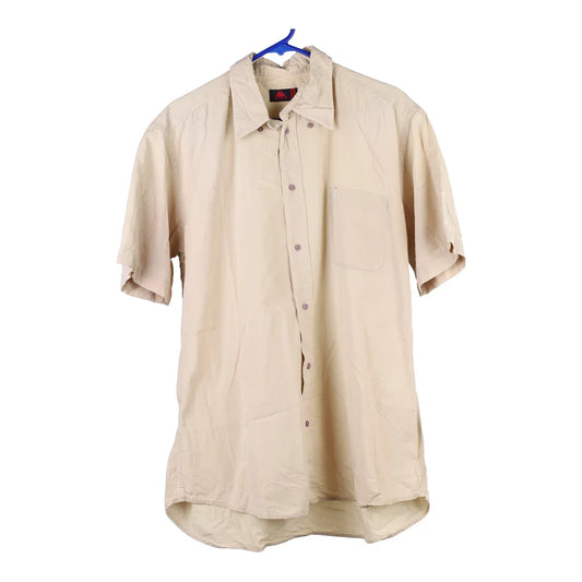 Vintage beige Kappa Short Sleeve Shirt - mens xx-large