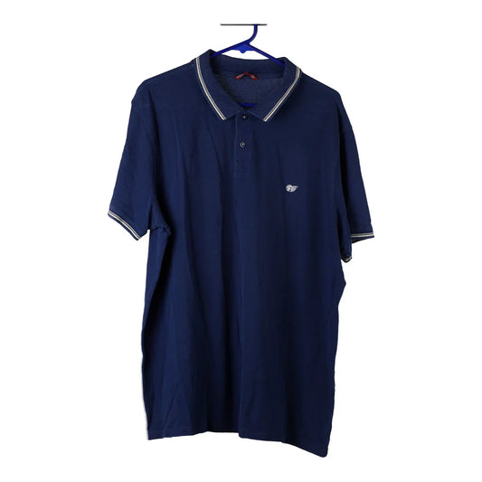 Vintage Carrera Polo Shirt - 2XL Navy Cotton