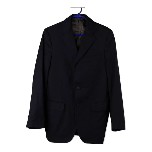 Vintage Alviero Martini Blazer - Medium Navy Wool Blend