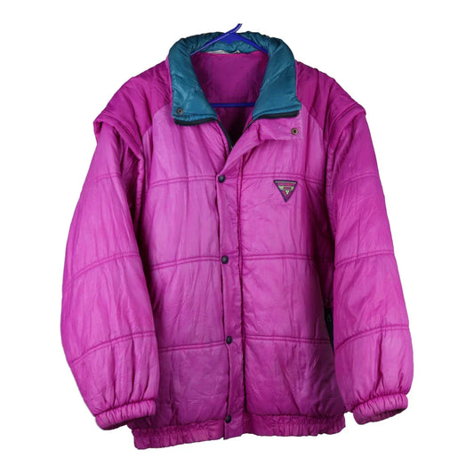 Vintage Brugi Puffer - Large Purple Polyester