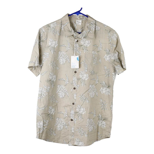 Vintage beige Brilliant Basics Hawaiian Shirt - mens large