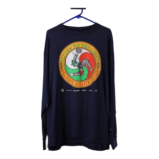 Vintage navy Made in USA 1998 All Sport Long Sleeve T-Shirt - mens xx-large