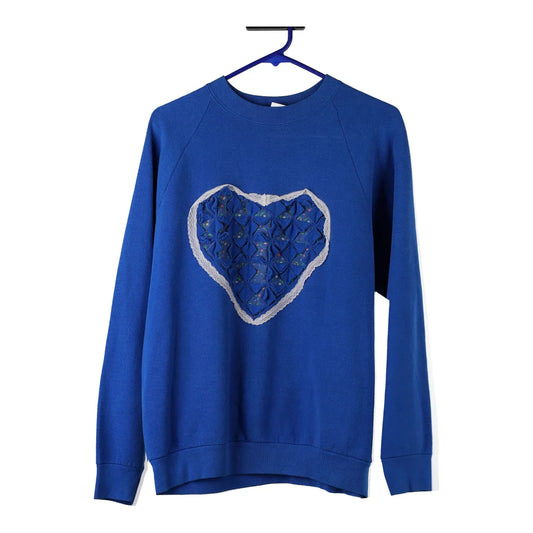 Vintage blue Made in USA Fruit Of The Loom Sweatshirt - womens large