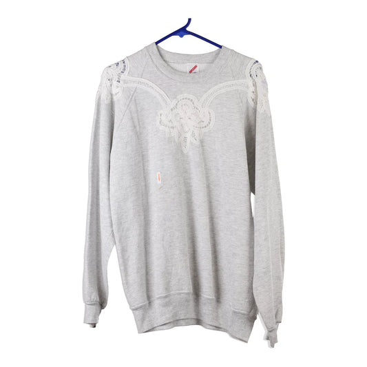 Vintage grey Made in USA Jerzees Sweatshirt - womens x-large