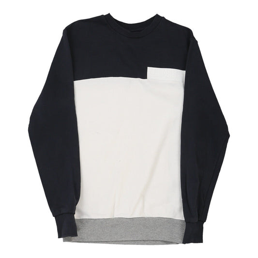 Pre-Loved block colour Colmar Sweatshirt - mens small
