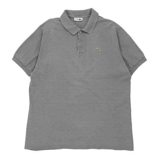 Vintage grey Made in France Lacoste Polo Shirt - mens x-large