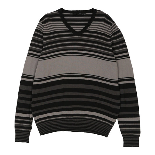 Vintage black Calvin Klein Jeans Jumper - mens xx-large