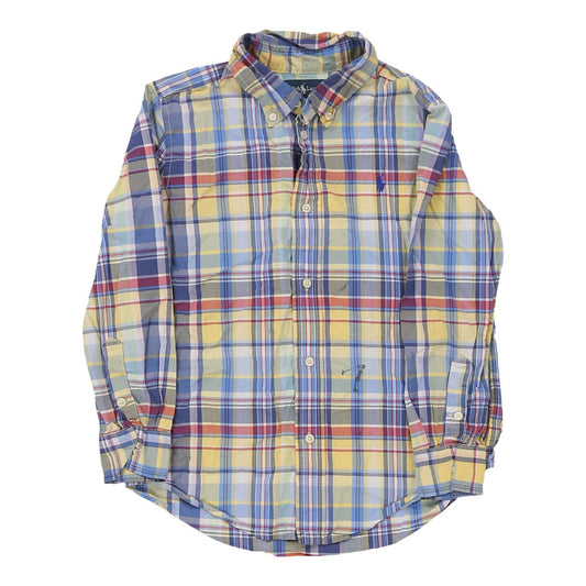 Vintage blue Age 7 Ralph Lauren Shirt - boys small