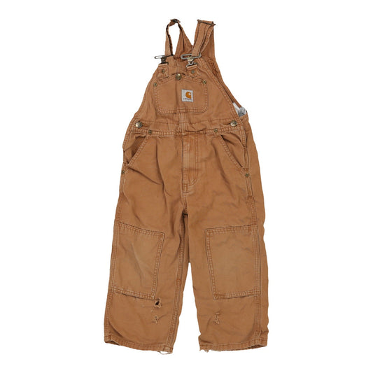 Vintage brown Age 4 Carhartt Dungarees - boys small
