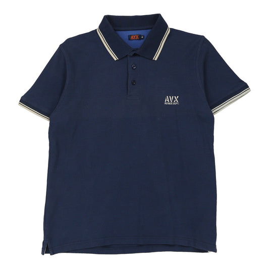Vintage navy Avirex Polo Shirt - mens medium